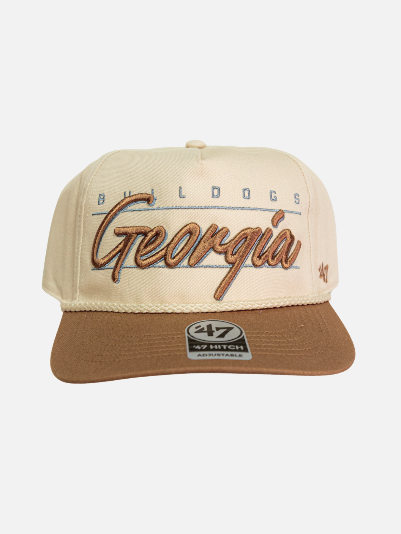 47 Brand Georgia Bulldogs Condor Twill Natural Hat UGA Kempt Mens Shop Athens GA