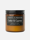 Craft + Foster Candles 8oz Kempt Athens Georgia Mens Gift Guide Holiday Shop Cedar + Cyprus