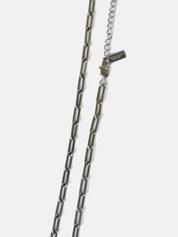 curated basics 3mm paper clip chain necklace stainless steel adjustable length kempt athens ga georgia men's clothing store