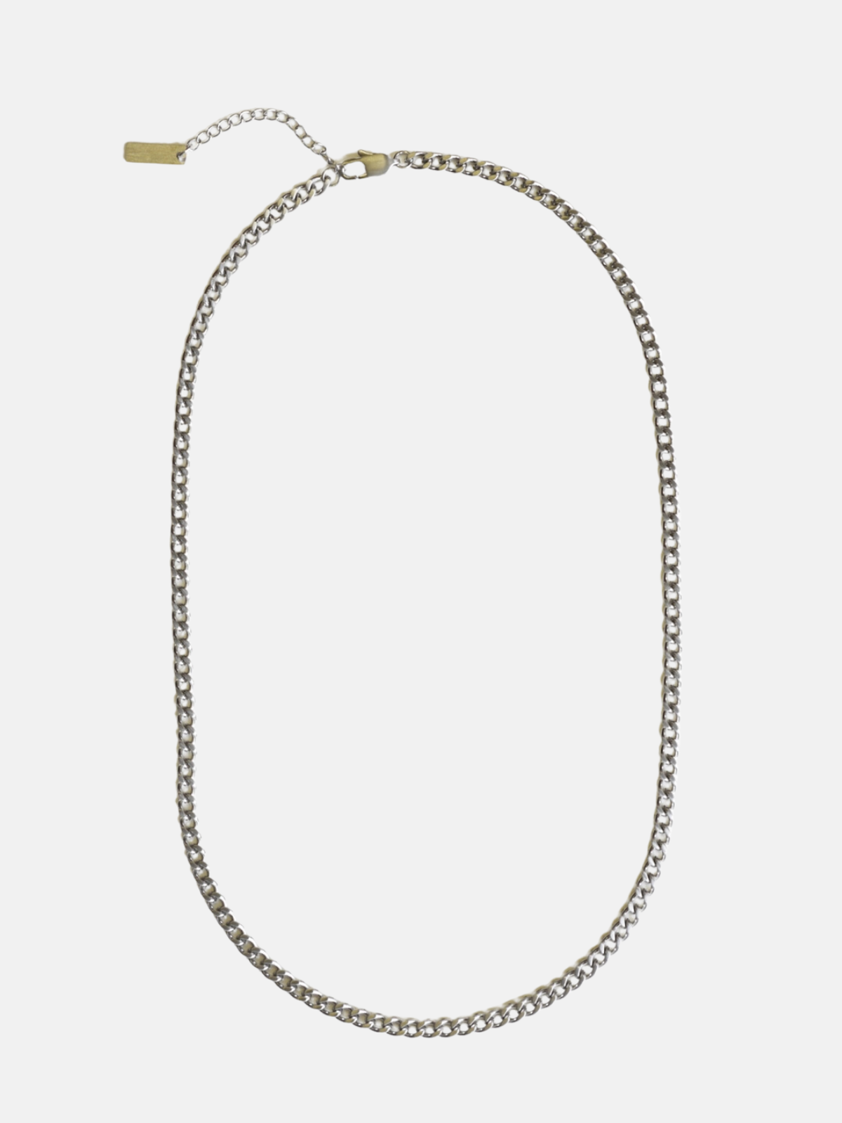 Curated Basics 5mm Steel Curb Chain Necklace for Men Kempt Athens Georgia Guys Accessories Shop