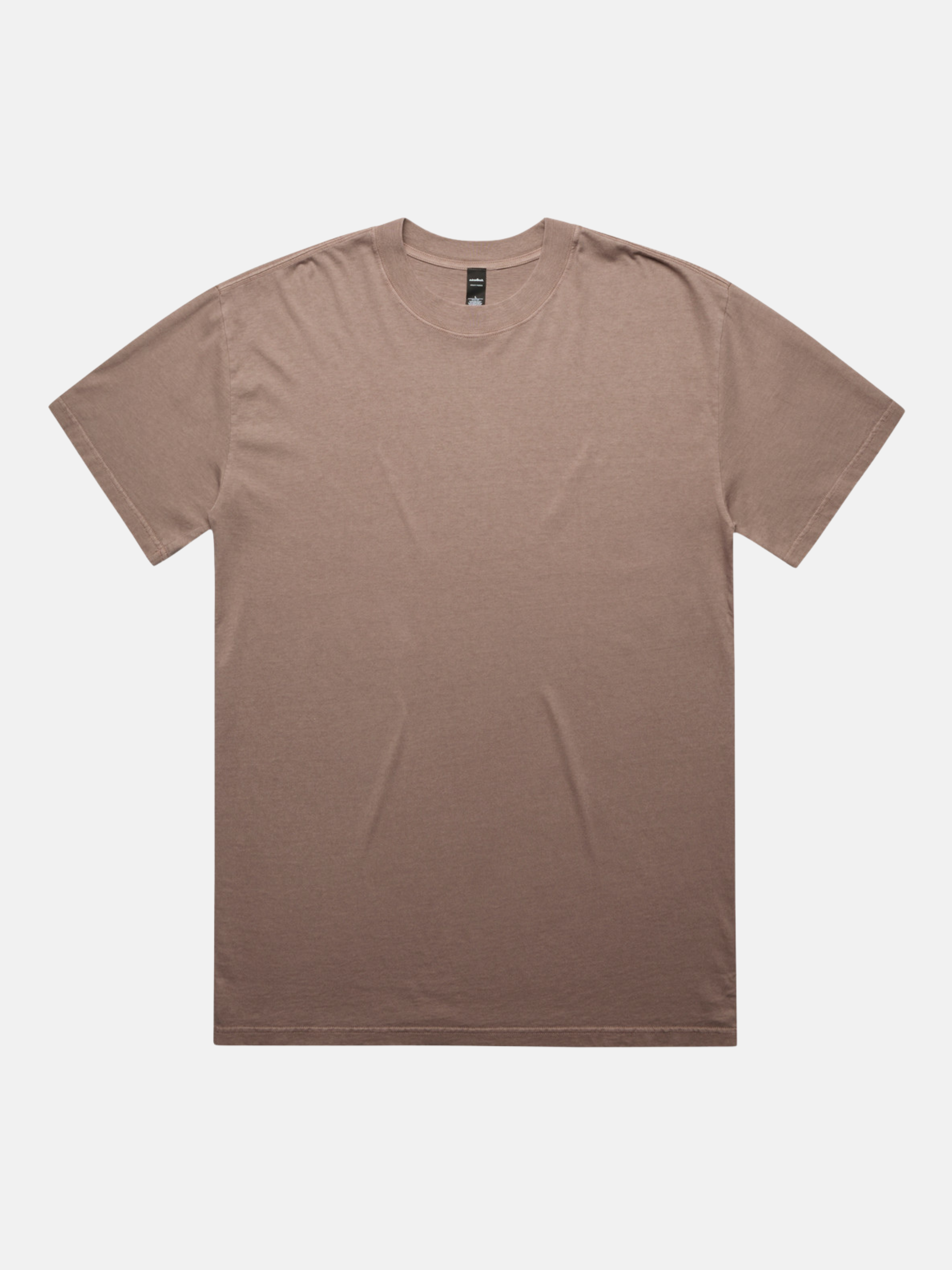 AS Colour Heavyweight Relaxed Tee Faded Mushroom Taupe Plain T-Shirt for Men Athens GA Georgia Kempt Menswear Store Near Me