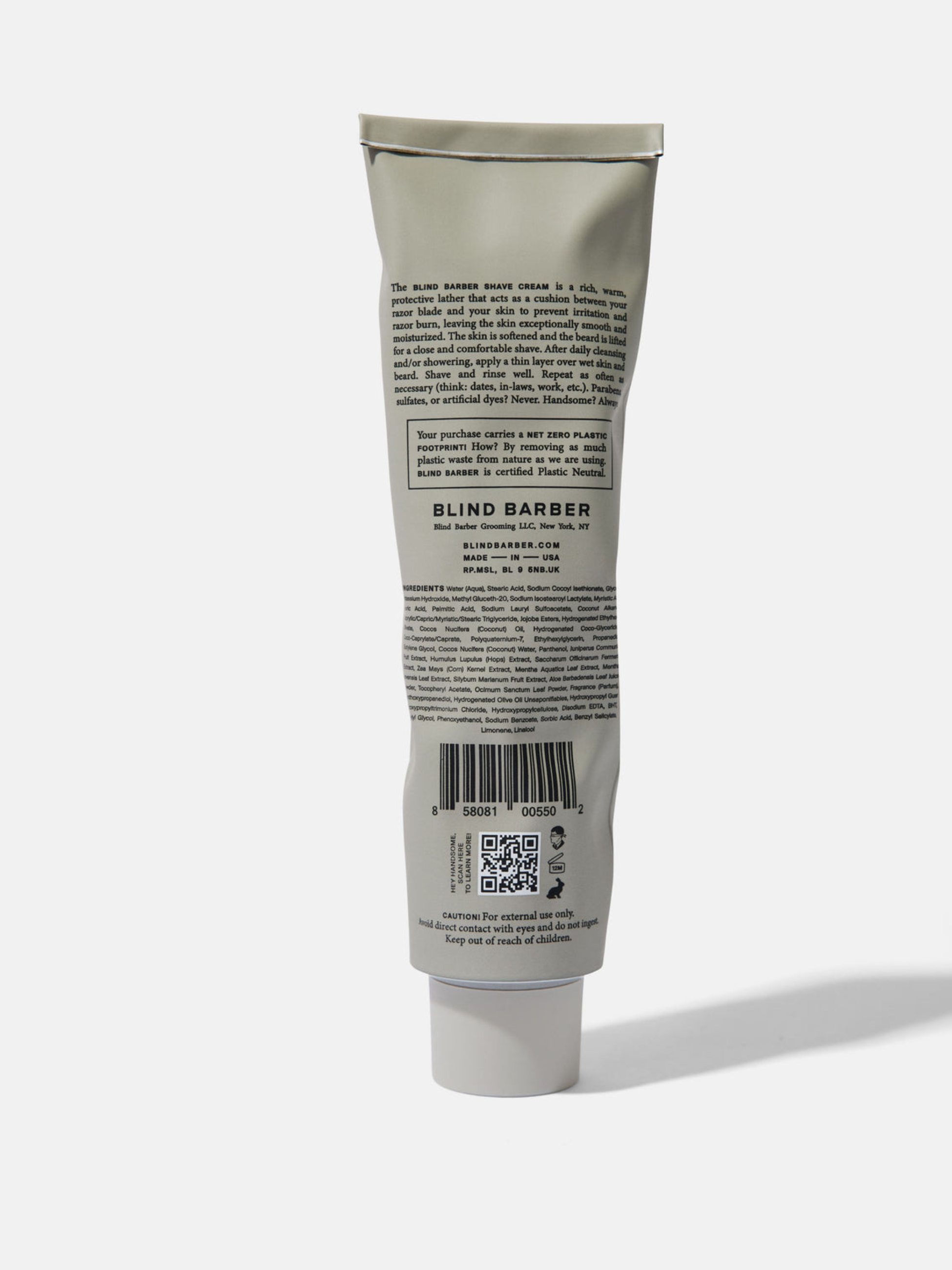 Blind Barber Shave Cream Watermint Gin Men’s Grooming Athens GA Georgia Kempt Menswear Store Near Me