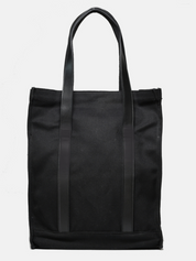 Curated Basics Black Canvas Tote Cotton Bag Pocket Button Closure Men’s Bags for Travel Daily Use Gifts for Guys Athens GA Georgia Kempt Menswear Store Near Me