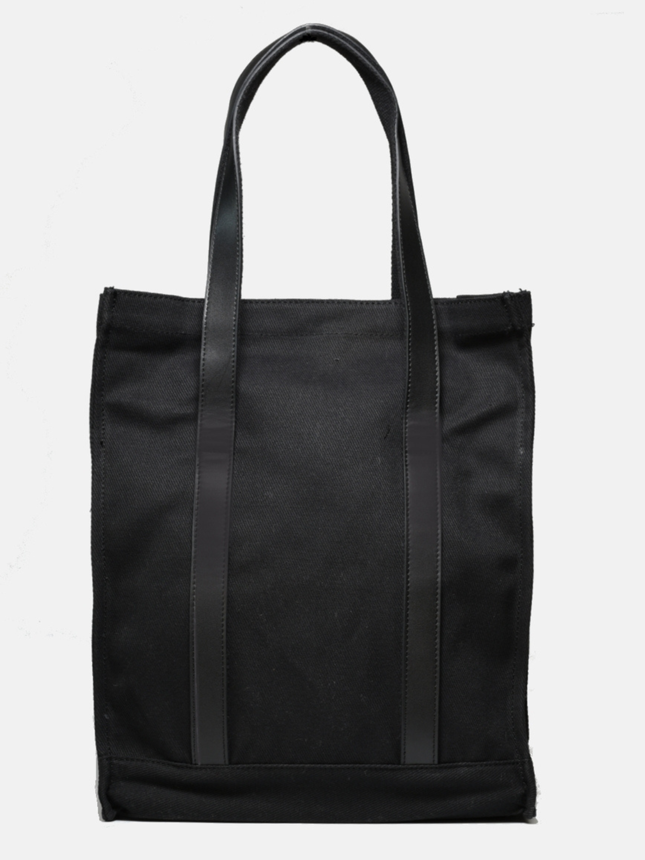 Curated Basics Black Canvas Tote Cotton Bag Pocket Button Closure Men’s Bags for Travel Daily Use Gifts for Guys Athens GA Georgia Kempt Menswear Store Near Me