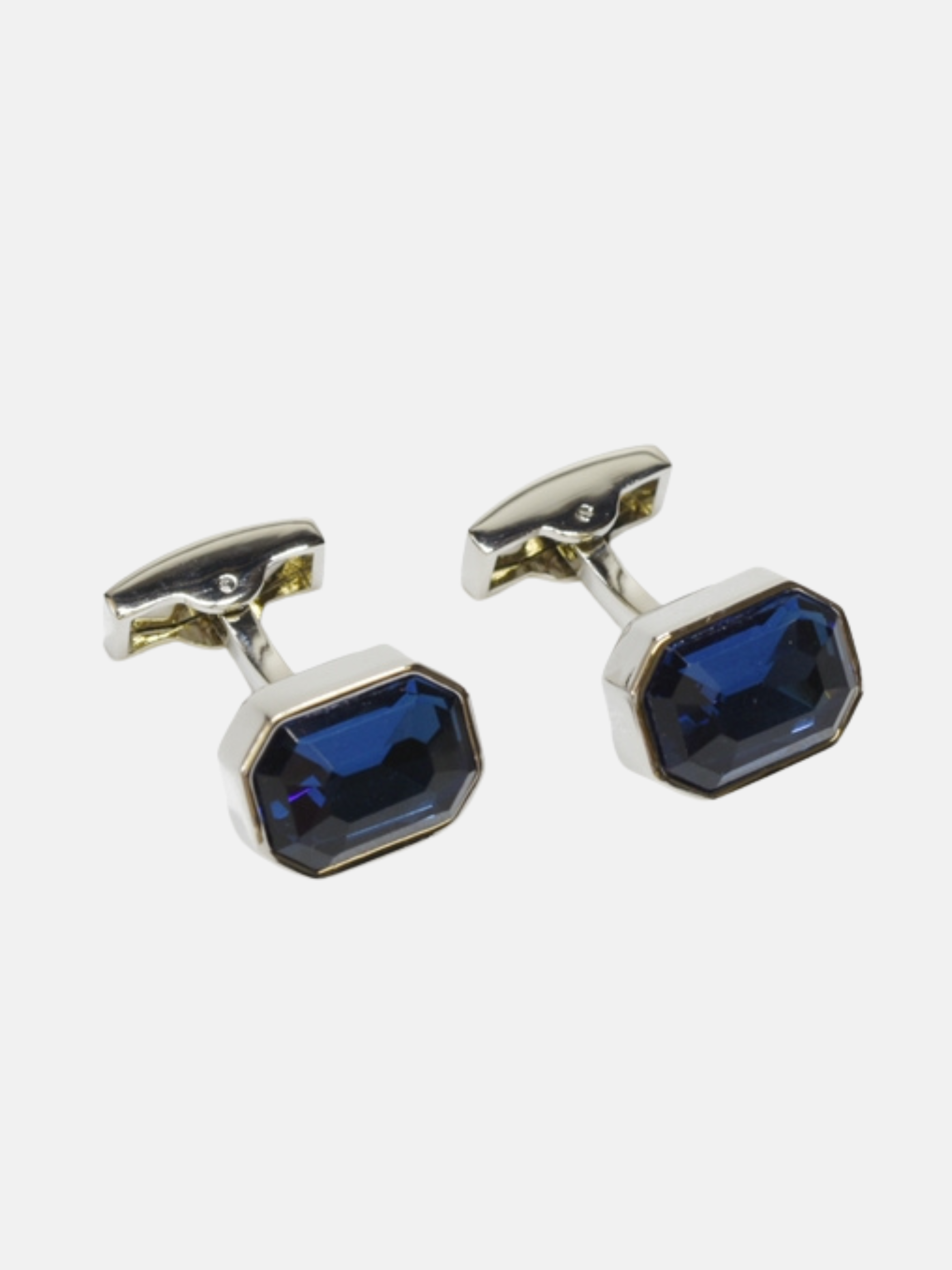 Curated Basics Blue Zircon Cufflink Formalwear Accessories Gifts for Men Athens GA Georgia Kempt Menswear Store Near Me