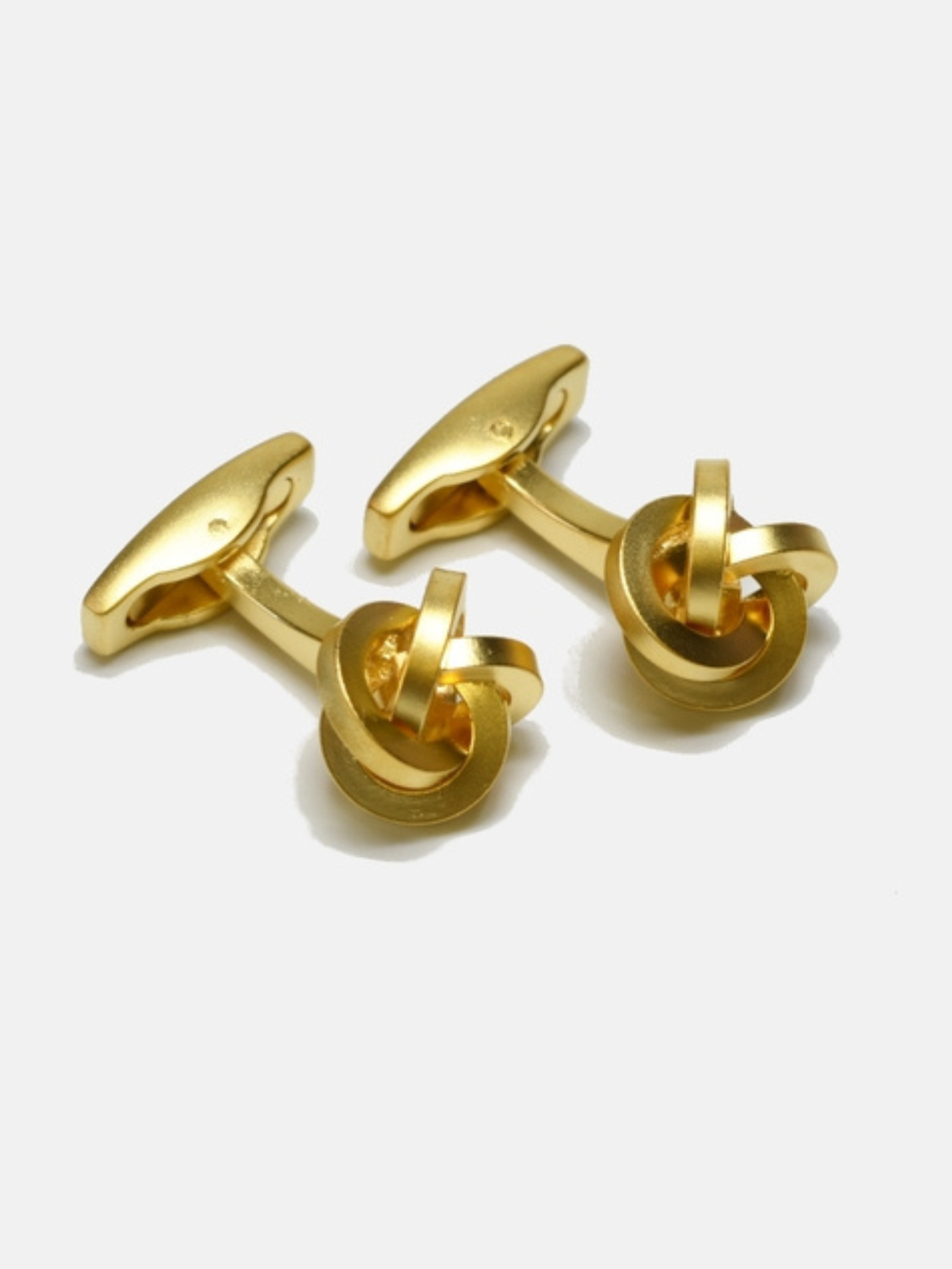 Curated Basics Knot Cufflinks Brass Formalwear Accessories Gifts for Men Athens GA Georgia Kempt Menswear Store Near Me