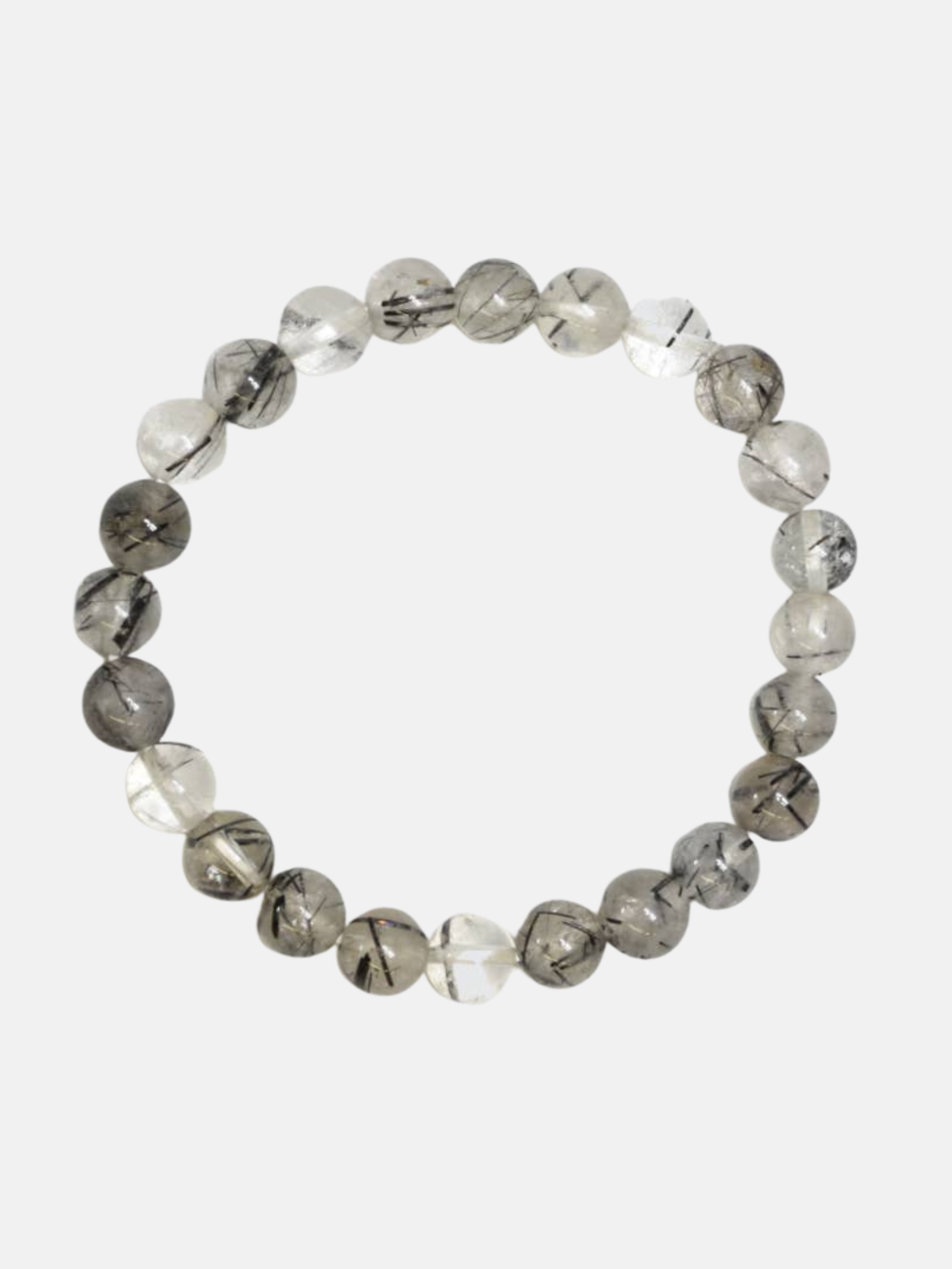 Curated Basics Rutilated Quartz Beaded Stretch Bracelet 8mm Beads Accessories Jewelry Gifts for Men Athens GA Georgia Kempt Menswear Store Near Me