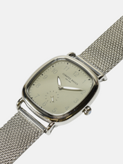 Curated Basics The Tank 2.0 Stone Watch Steel Mesh Mens Clock Jewelry Accessories Clothing Store Kempt Athens Georgia