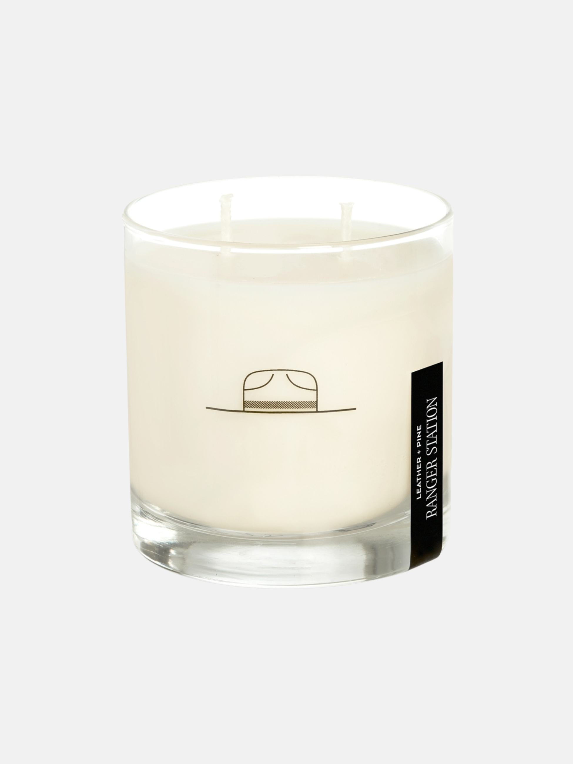 Ranger Station Leather + Pine Candle Cocktail Rocks Glass Athens GA Georgia Kempt Menswear Store Near Me