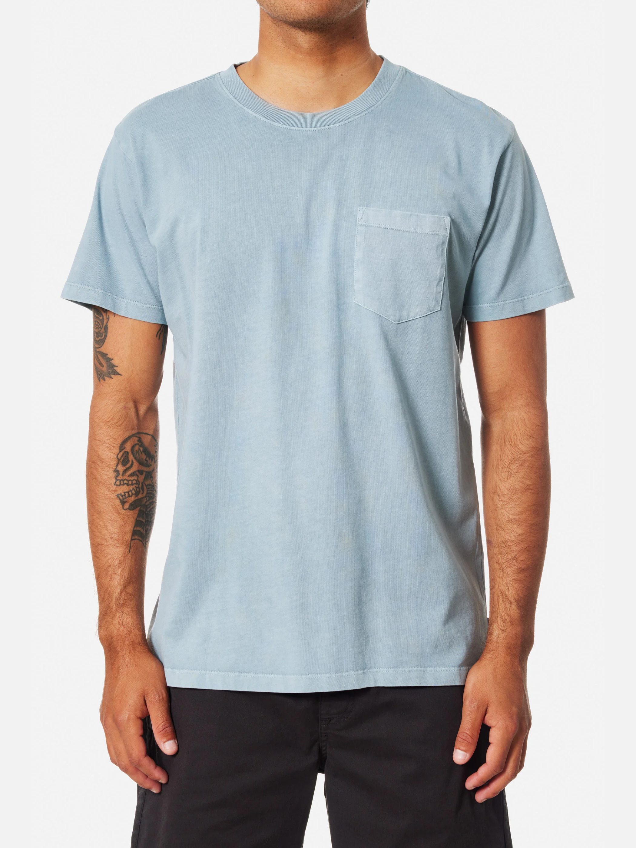 Katin Base Tee Airforce Blue SS Short Sleeve Front Pocket Men’s T-Shirt Tops for Men Athens GA Georgia Kempt Menswear Store Near Me