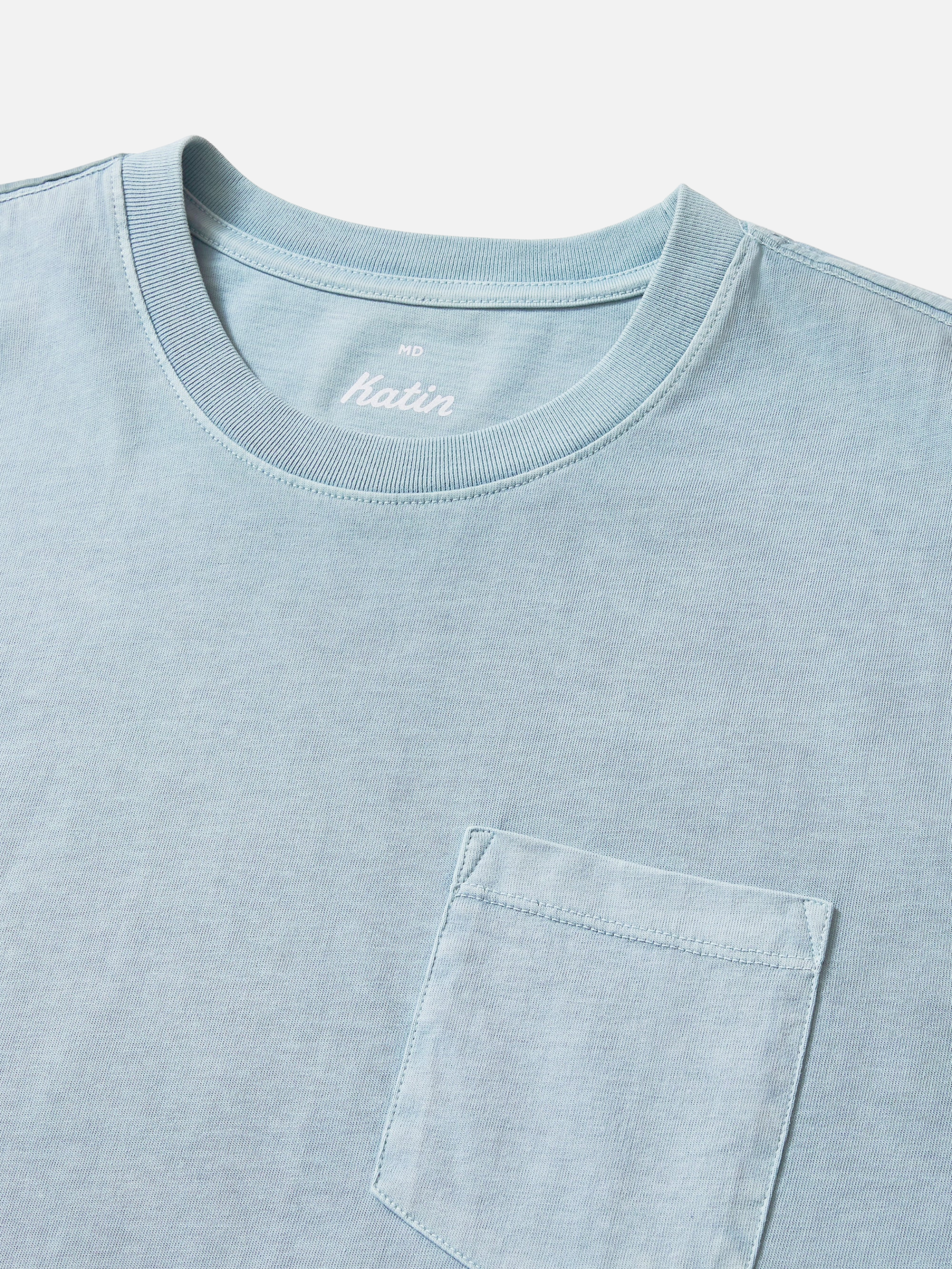 Katin Base Tee Airforce Blue SS Short Sleeve Front Pocket Men’s T-Shirt Tops for Men Athens GA Georgia Kempt Menswear Store Near Me