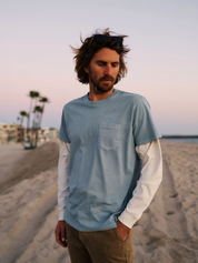 Katin Base Tee Airforce Blue SS Short Sleeve Front Pocket Men’s T-Shirt Tops for Men Athens GA Georgia Kempt Menswear Store Near Me