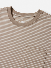 Katin Finley Pocket Tee Vintage Khaki Stripe Taupe Men’s T-Shirt Tops for Men Athens GA Georgia Kempt Menswear Store Near Me