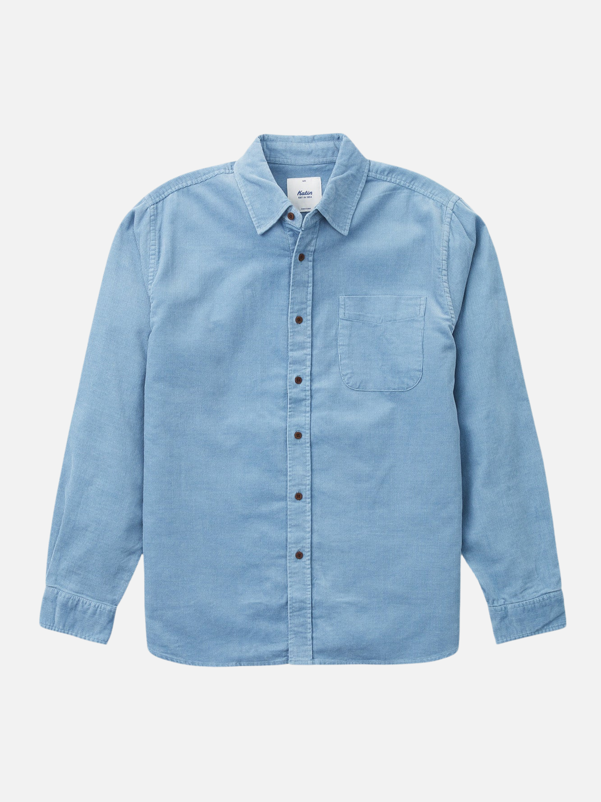 Katin Granada Shirt LS Long Sleeve Collared Button Down Spring Blue Men’s Top Athens GA Georgia Kempt Menswear Store Near Me