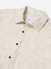 Katin Moco Shirt Floral Print White Cream Button Up Collared Shirt for MenMen’s Tops Athens GA Georgia Kempt Menswear Store Near Me Spring Summer