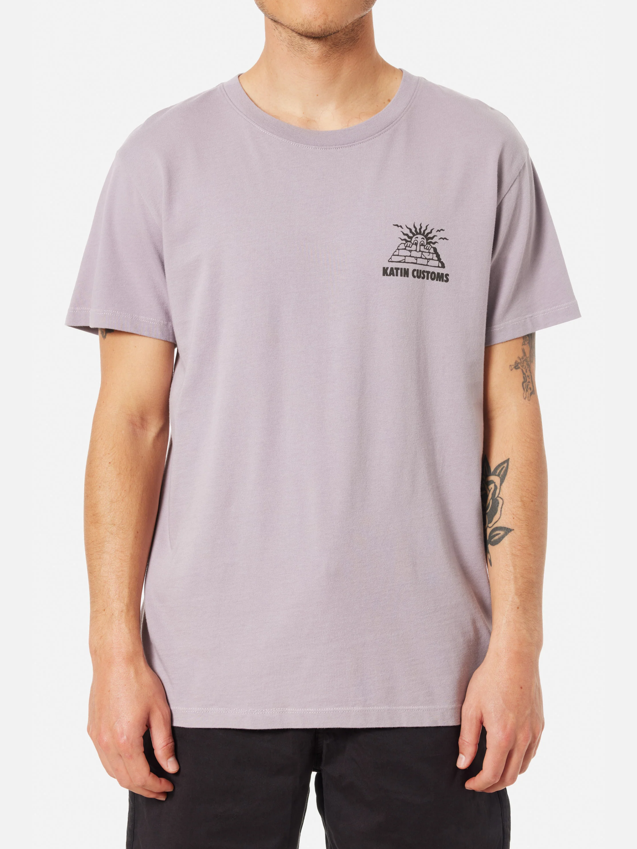 Katin Peaks Tee Lavender Purple Graphic T-Shirt for Men SS Short Sleeve Spring Summer Men’s Top Athens GA Georgia Kempt Menswear Store Near Me