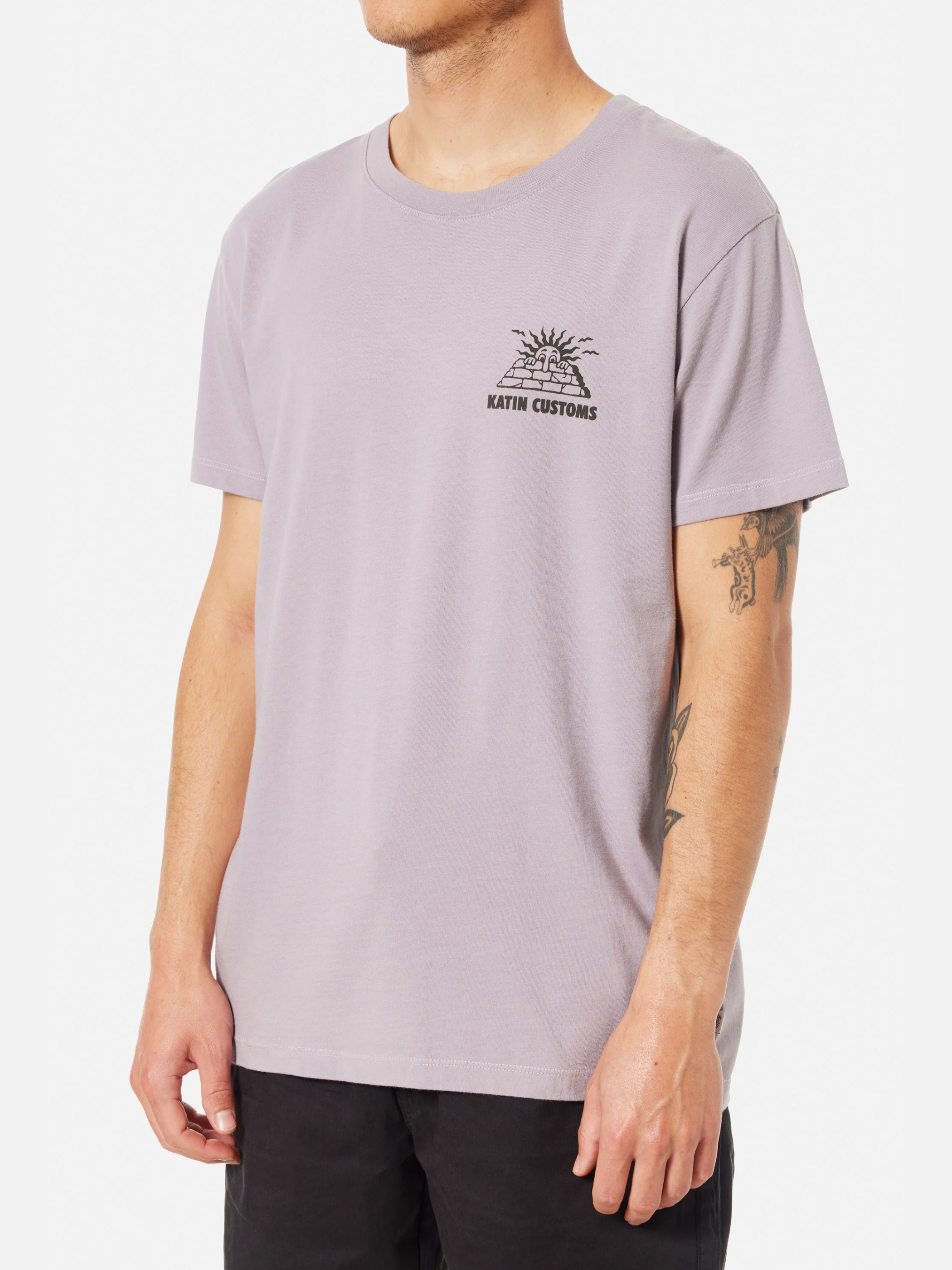 Katin Peaks Tee Lavender Purple Graphic T-Shirt for Men SS Short Sleeve Spring Summer Men’s Top Athens GA Georgia Kempt Menswear Store Near Me