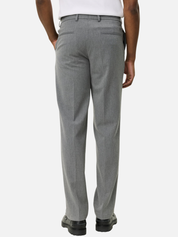 Les Deux Como Reg Suit Pants Grey Gray Melange Relaxed Straight Fit Formal Nice Pants for Men Men’s Bottoms Fall Winter Athens GA Georgia Kempt Menswear Store Near Me