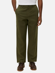 Les Deux Pino Linen Pants Olive Night Green Lightweight Light Summer Bottoms Men’s Pant for Men Athens GA Georgia Kempt Menswear Store Near Me