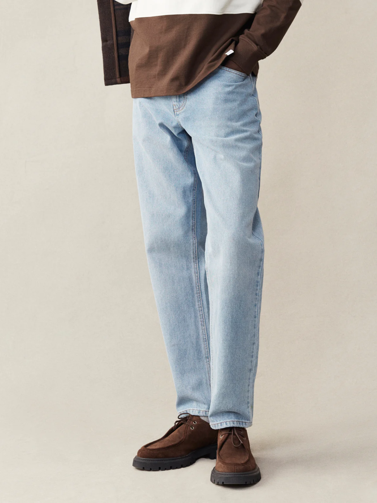 les deux ryder relaxed jeans 100% organic cotton light wash denim kempt athens ga georgia men's clothing store