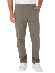 Liverpool Mens Utility Straight Leg Workwear Pant Pewter Green Kempt Mens Shop Athens Georgia