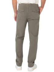 Liverpool Mens Utility Straight Leg Workwear Pant Pewter Green Kempt Mens Shop Athens Georgia