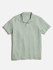 Marine Layer Air Polo Iceberg Green Light Pale Sage Collared Men’s Shirt for Men Athens GA Georgia Kempt Menswear Store Near Me Spring Summer