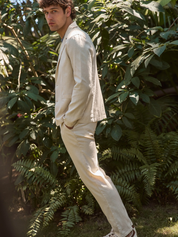 Marine Layer Hemp Blazer Natural Cream Men’s Beach Formal Top for Men Spring Summer Athens GA Georgia Kempt Menswear Store Near Me