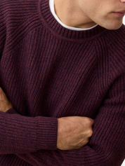 Marine Layer Inverness Crew Sweater LS Long Sleeve Fall Winter Tops for Men Men’s Shirts Knit Knitwear Athens GA Georgia Kempt Menswear Store Near Me Sangria Veneer