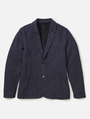 Marine Layer Pacifica Stretch Twill Blazer Unconstructed Navy Herringbone Fall Winter Men’s Tops for Men Athens GA Georgia Kempt Menswear Store Near Me