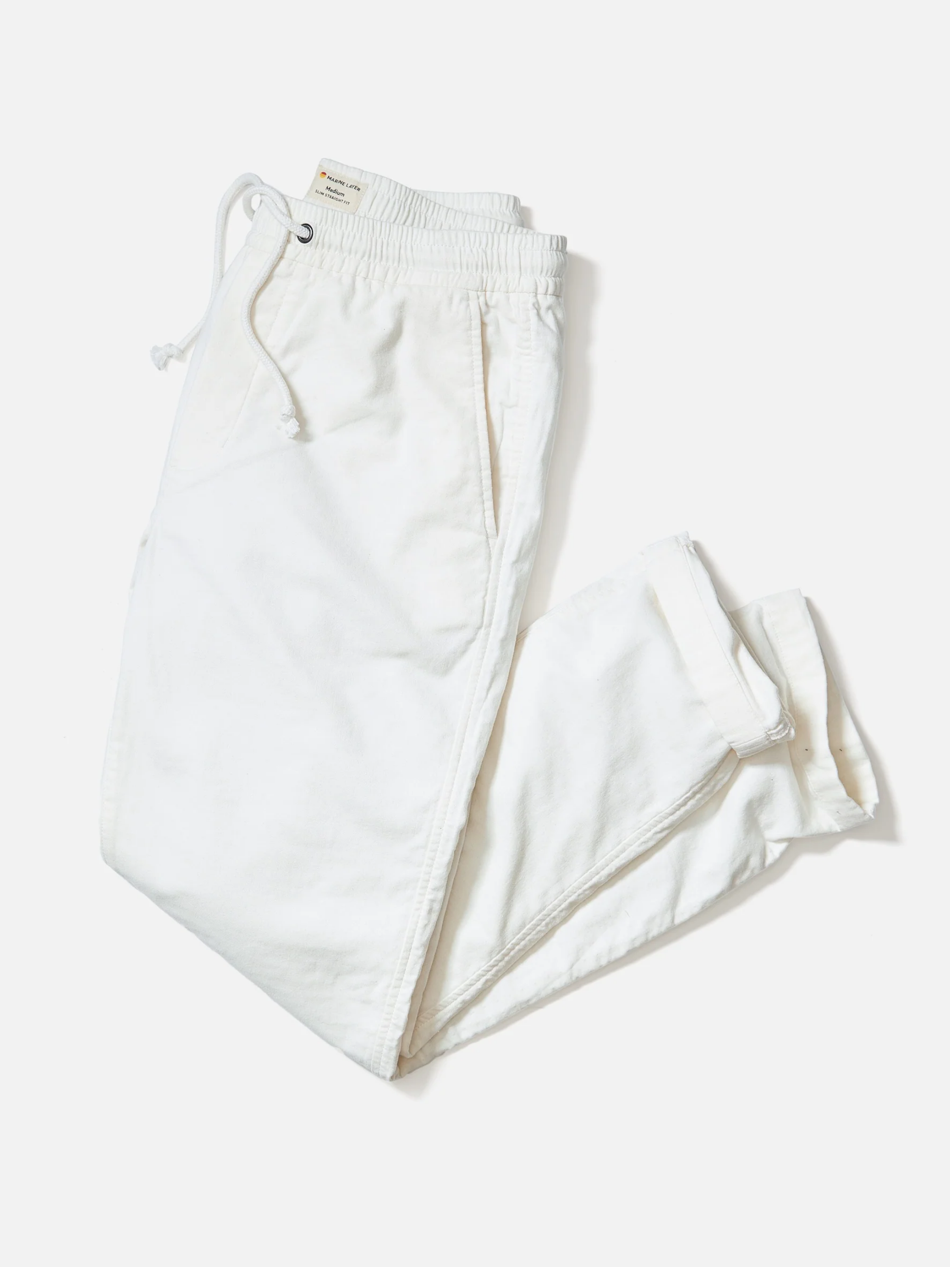Marine Layer Saturday Stretch Beach Pant Pants White Men’s Bottoms Spring Summer for Men Athens GA Georgia Kempt Menswear Store Near Me