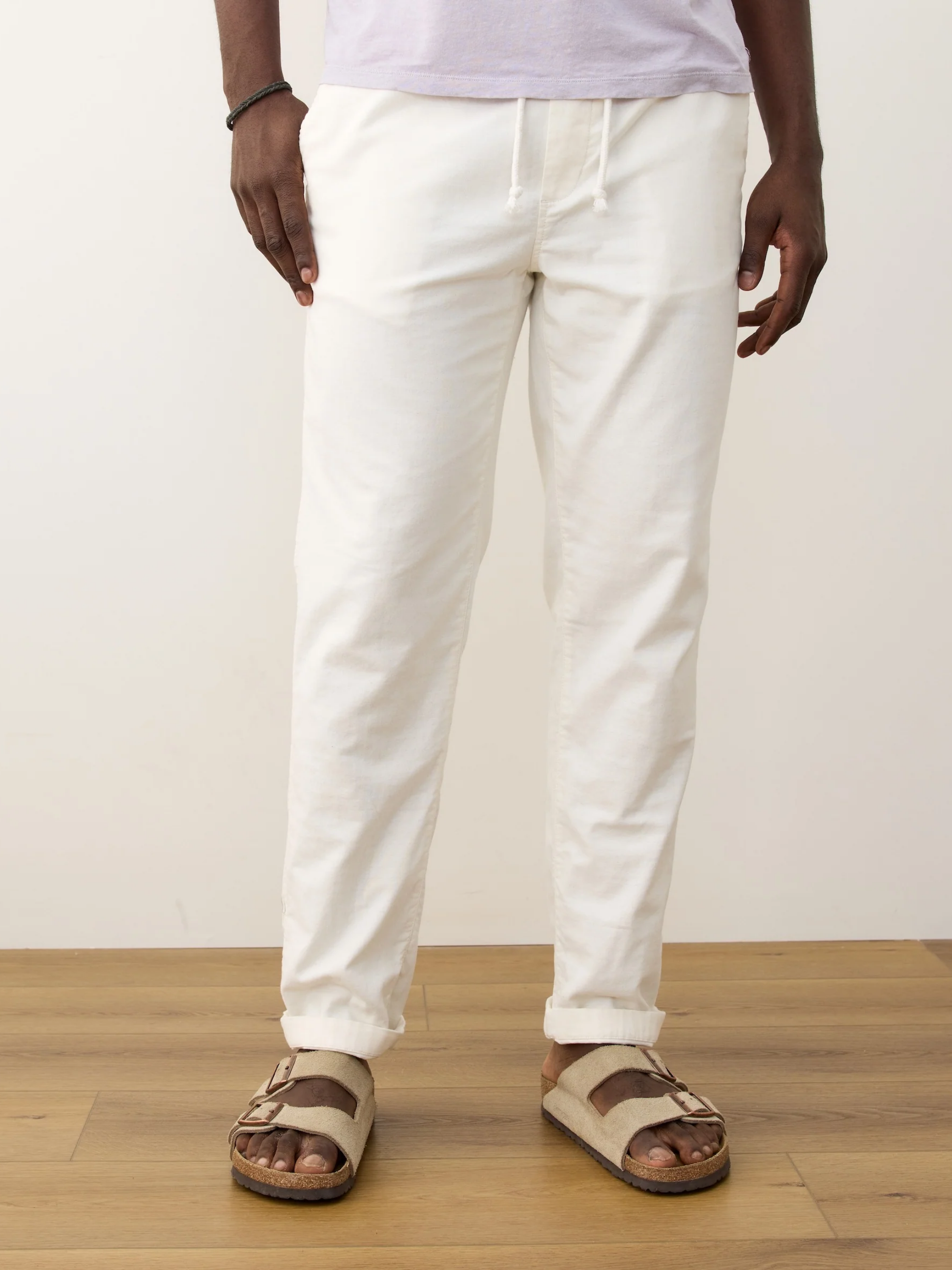 Marine Layer Saturday Stretch Beach Pant Pants White Men’s Bottoms Spring Summer for Men Athens GA Georgia Kempt Menswear Store Near Me