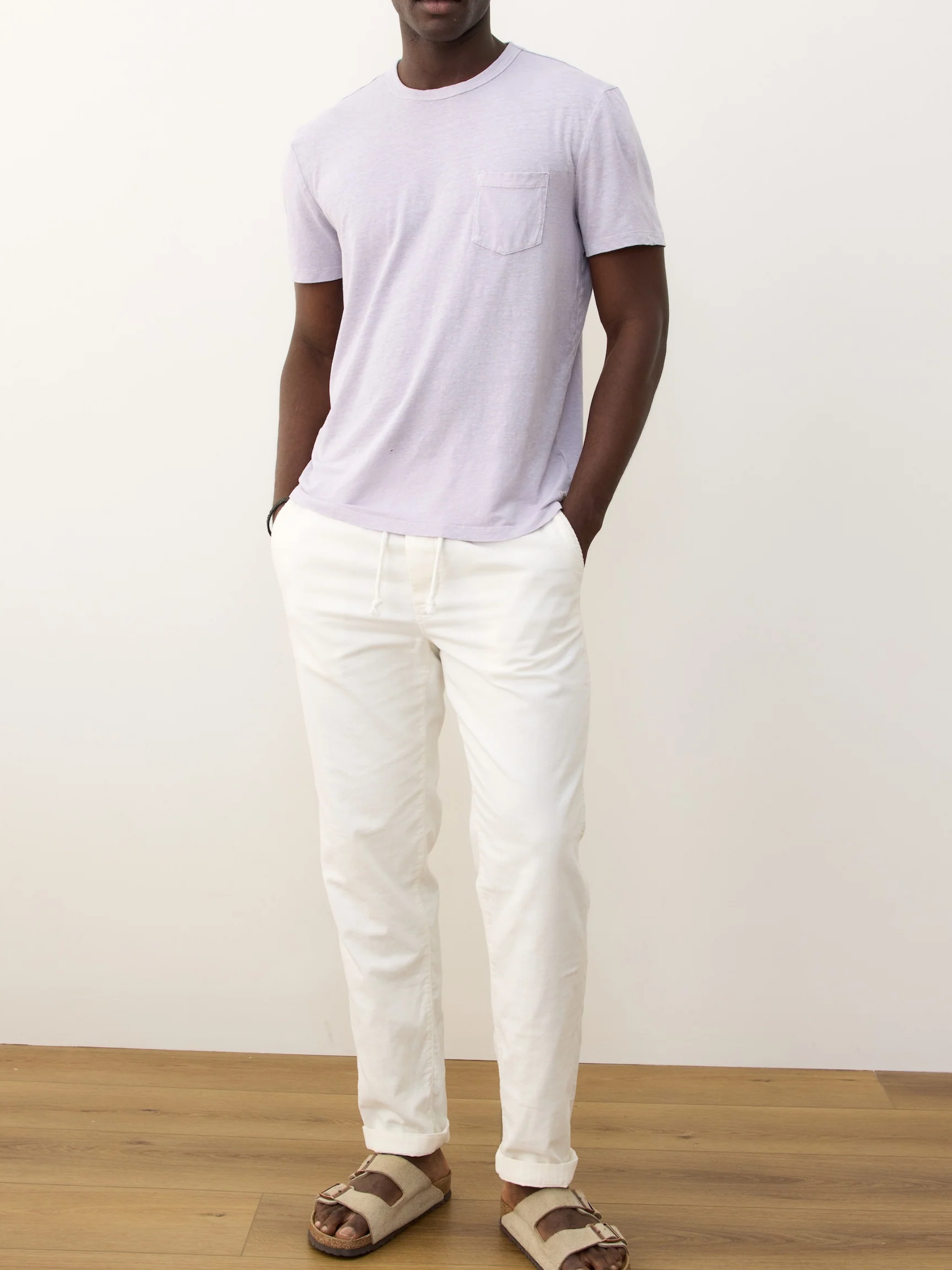 Marine Layer Saturday Stretch Beach Pant Pants White Men’s Bottoms Spring Summer for Men Athens GA Georgia Kempt Menswear Store Near Me