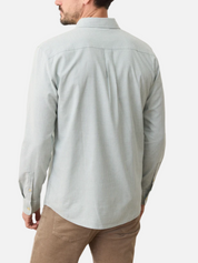 Marine Layer California Oxford Shirt Deep Sea Stripe Men's LS Long Sleeve Button Down Casual Shirt For Men Athens GA Georgia Kempt Menswear Store Near Me