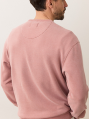 Marine Layer Relaxed Cloud 9 Fleece Crewneck Sweatshirt Ash Rose Mens Kempt Athens Georgia Clothing Guys