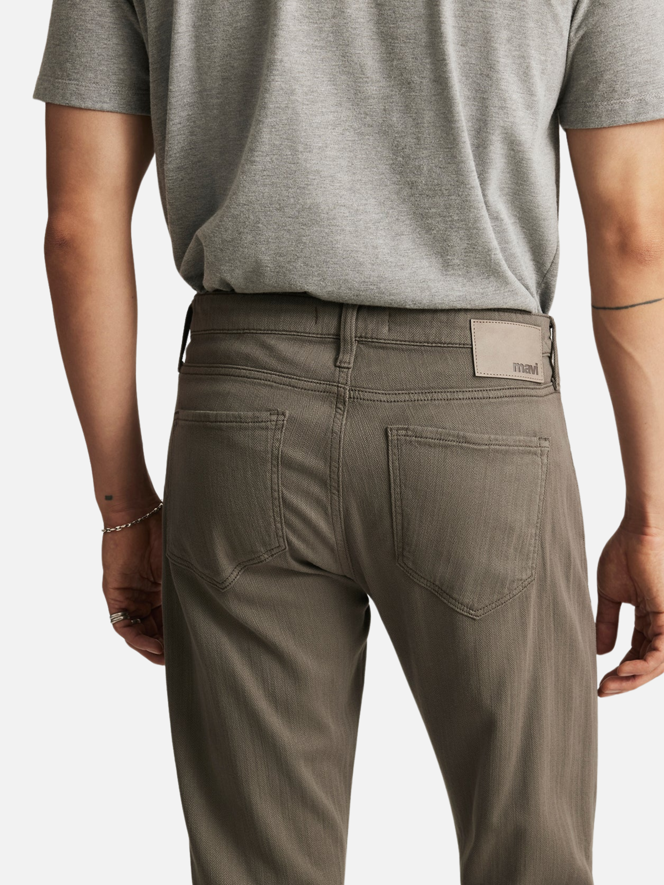Mavi Marcus Slim Straight Leg Pant Sage Herringbone Green Men’s Pants Fall Winter Pant for Men Athens GA Georgia Kempt Menswear Store Near Me