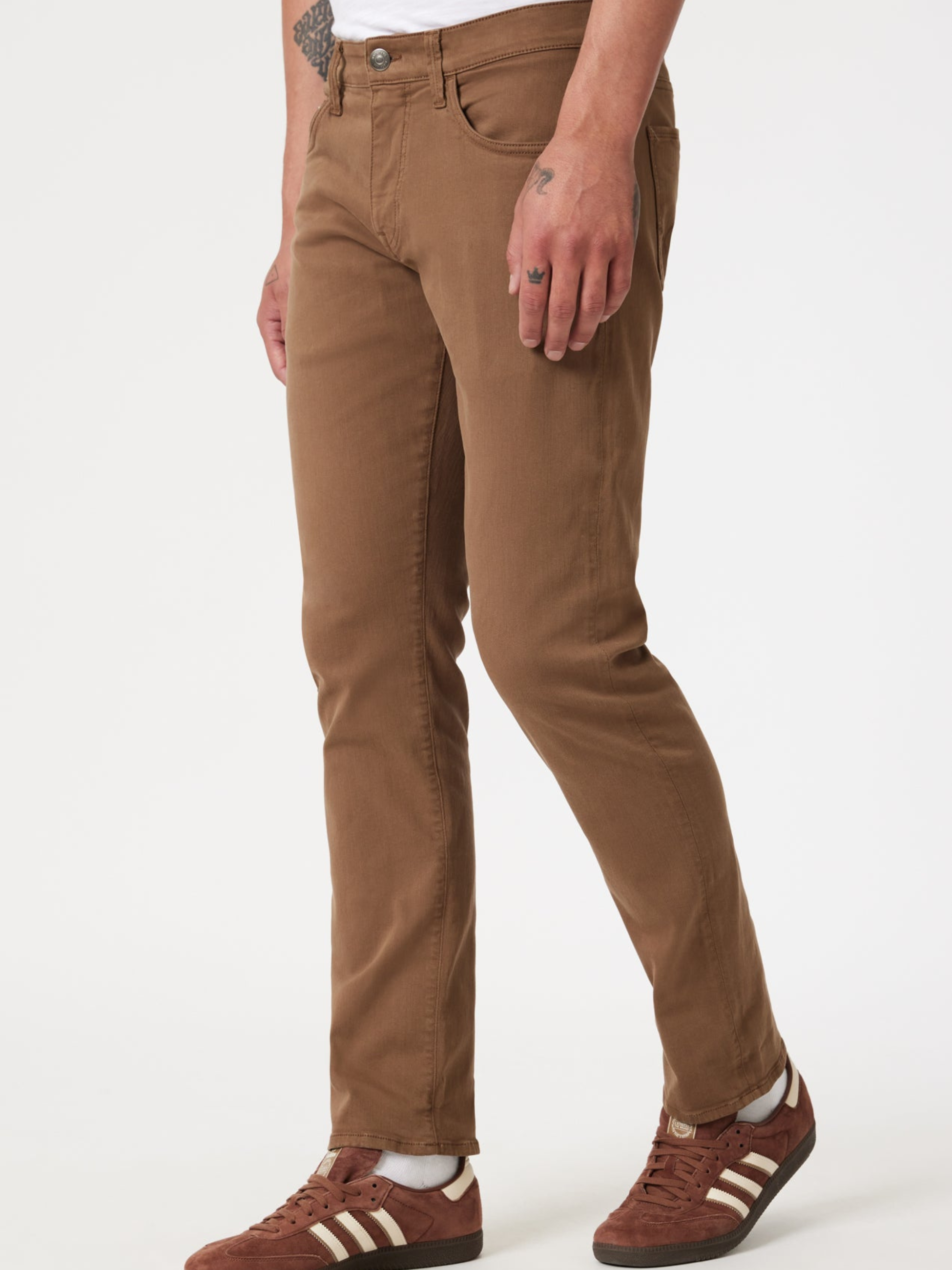 Mavi Marcus Slim Straight Leg Jeans Fit Bronze Brown Men’s Denim Bottoms Supermove Stretch Kempt Athens Menswear Store