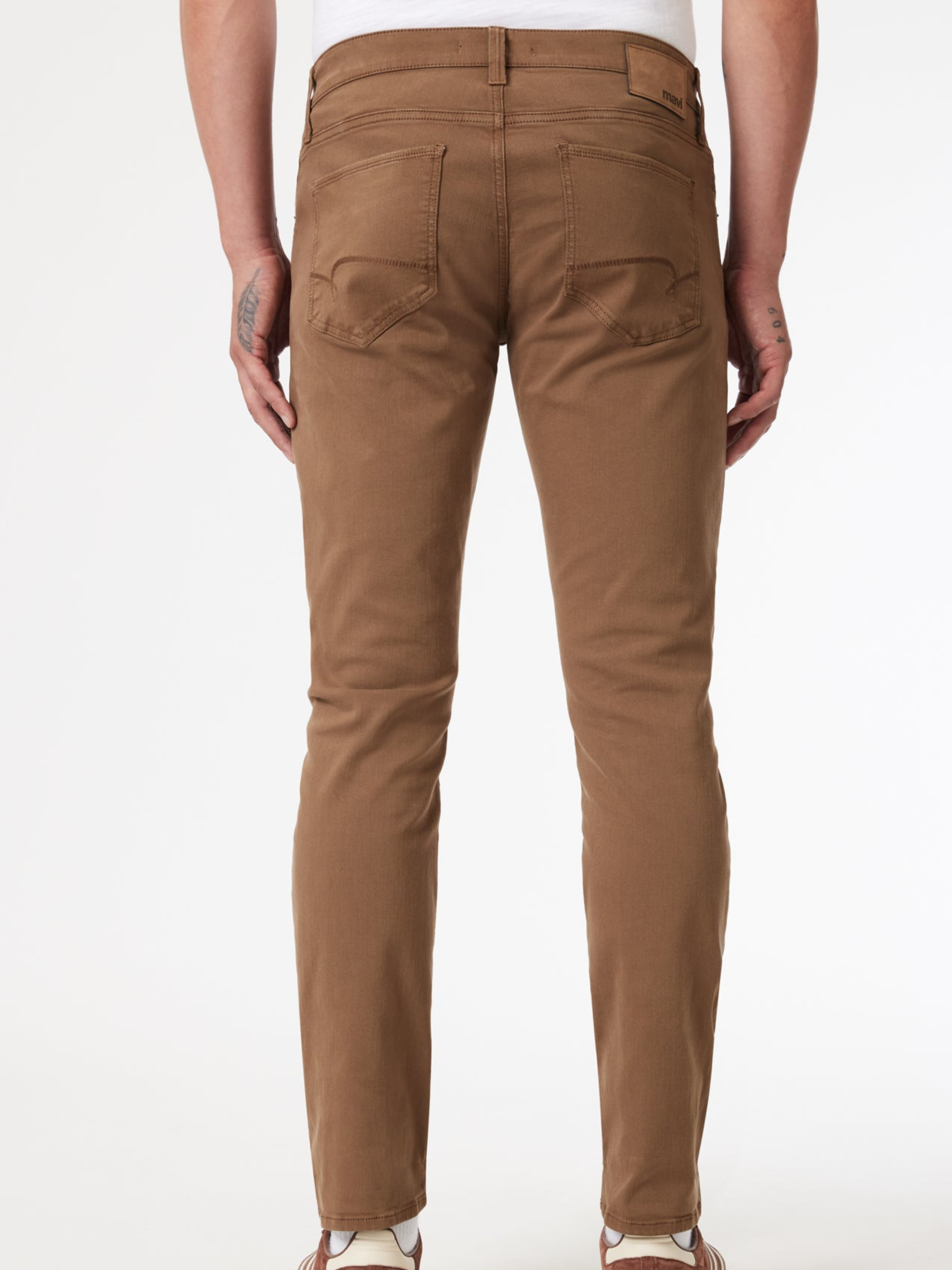 Mavi Marcus Slim Straight Leg Jeans Fit Bronze Brown Men’s Denim Bottoms Supermove Stretch Kempt Athens Menswear Store
