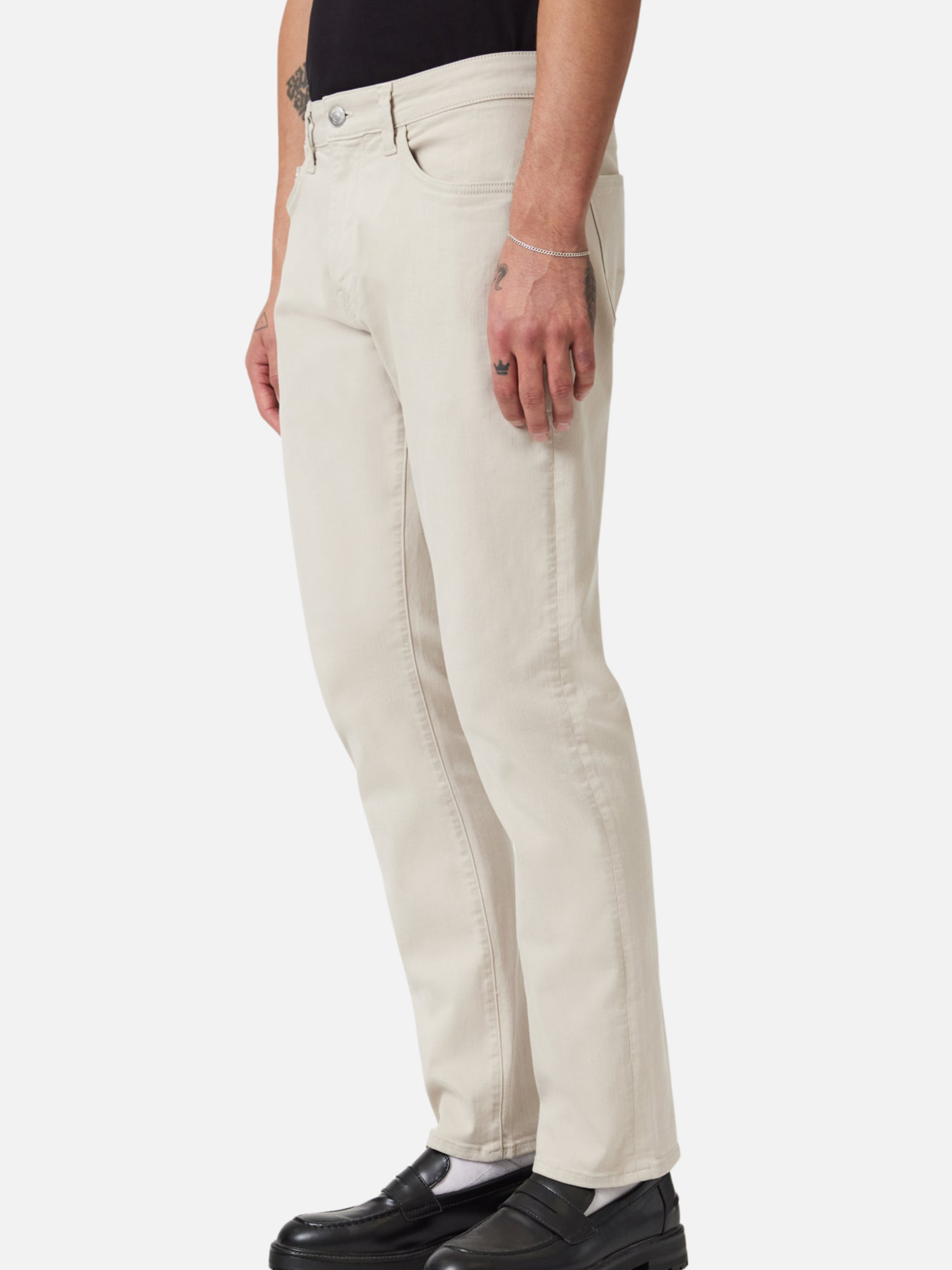 Mavi Slim Straight Fit Jean Pants Men’s Oatmilk Ivory Light Cream Spring Summer Bottom for Men Athens GA Georgia Kempt Menswear Store Near Me