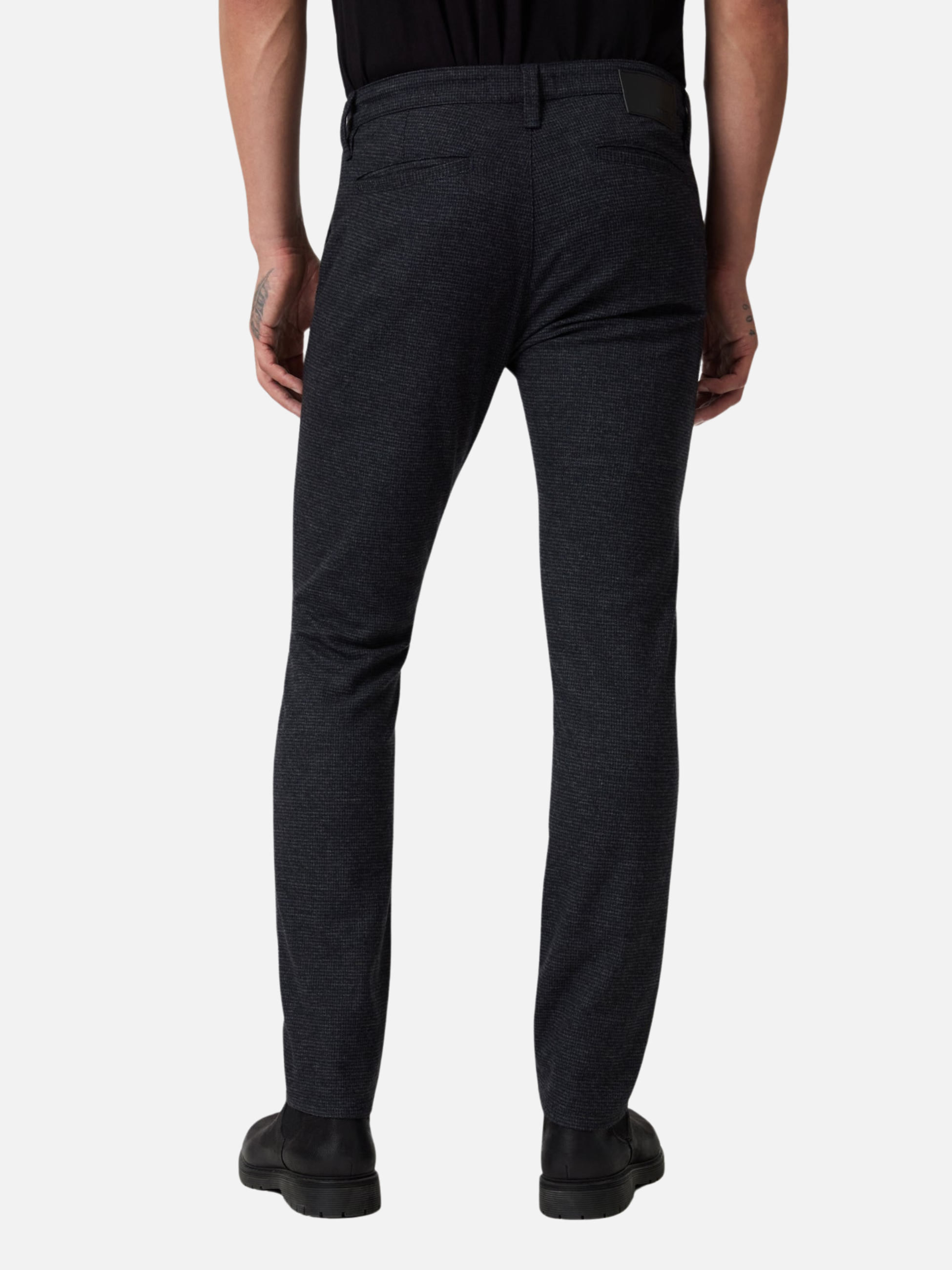 Mavi Milton Slim Straight Leg Navy Herringbone Men’s Jeans Denim Bottoms Pant for Men Mid Rise Athens Kempt Menswear Store GA Georgia