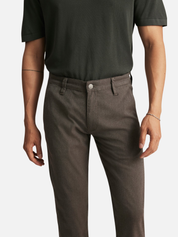 Mavi Milton Slim Straight Leg Pants Brown Feather Tweed Men’s Bottoms for Men’s Fall Winter Pants for Men Athens GA Georgia Kempt Menswear Store Near Me