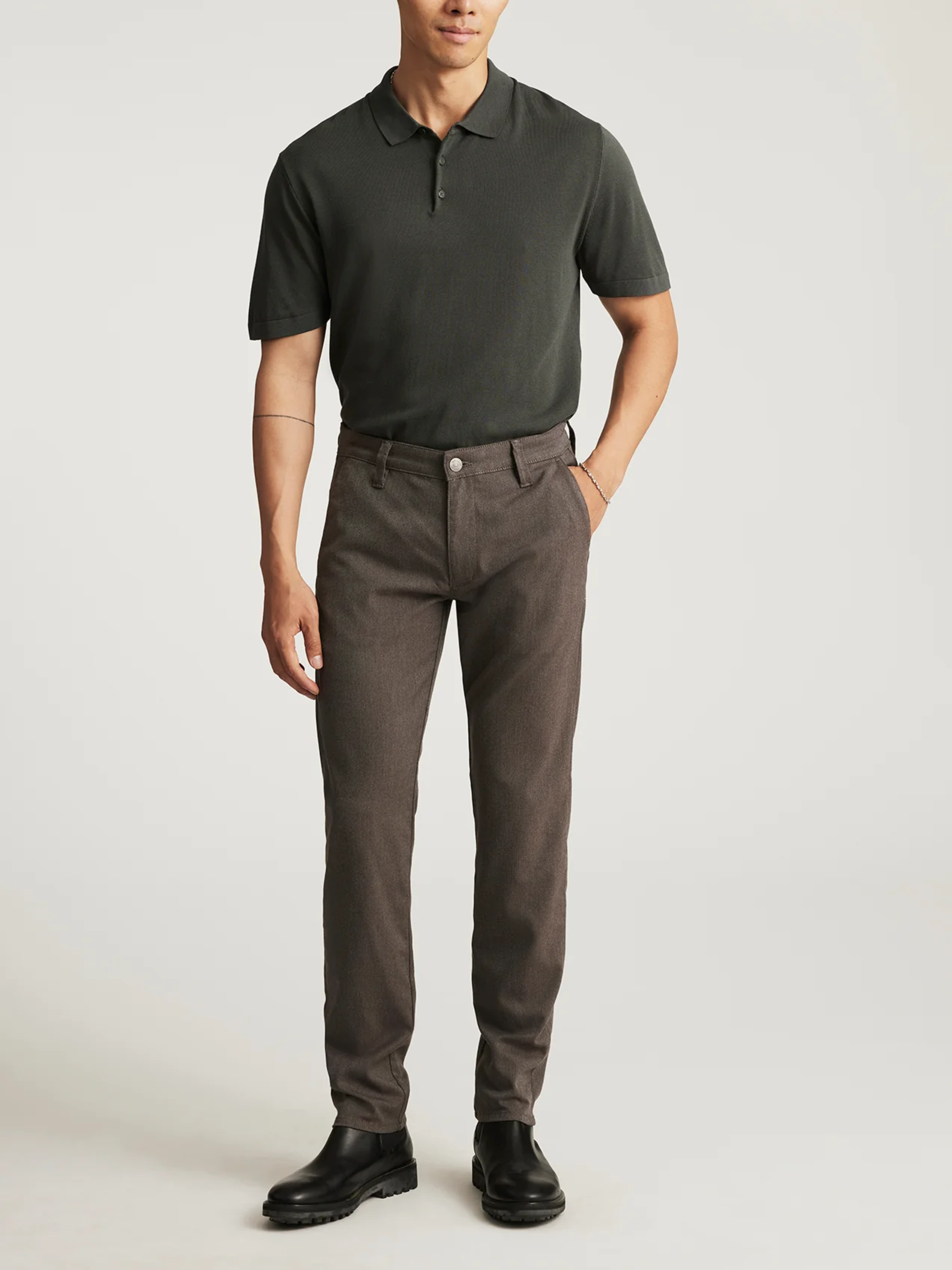Mavi Milton Slim Straight Leg Pants Brown Feather Tweed Men’s Bottoms for Men’s Fall Winter Pants for Men Athens GA Georgia Kempt Menswear Store Near Me