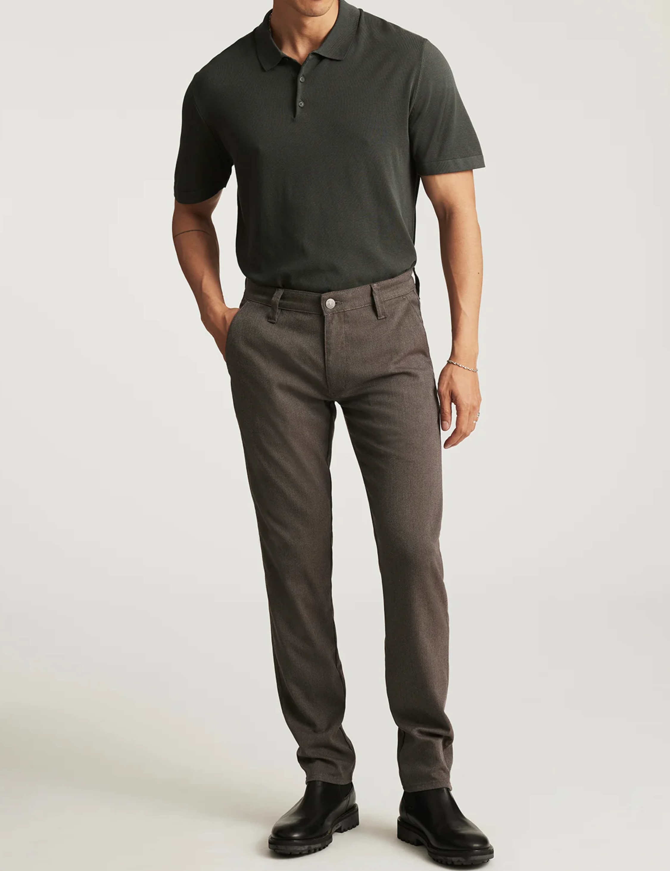 Mavi Milton Slim Straight Leg Pants Brown Feather Tweed Men’s Bottoms for Men’s Fall Winter Pants for Men Athens GA Georgia Kempt Menswear Store Near Me