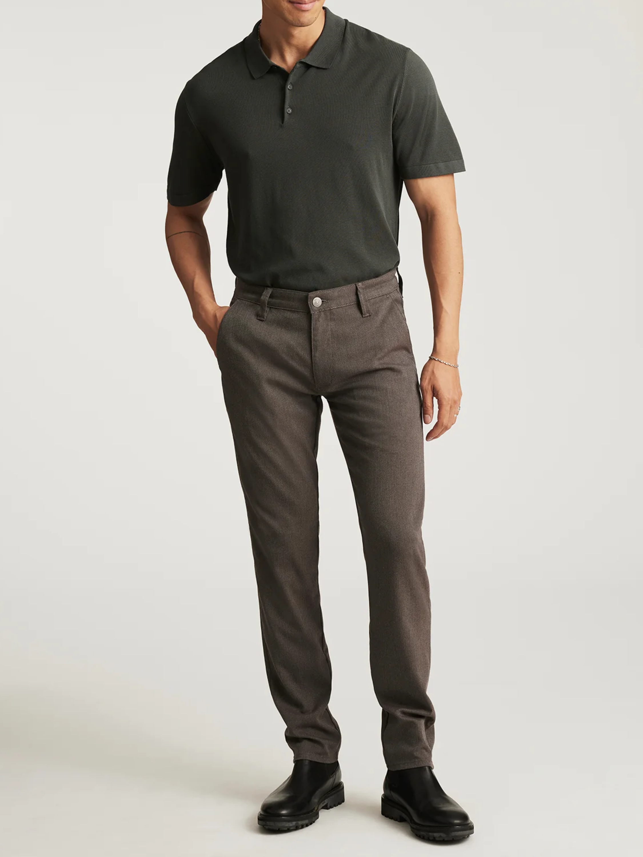 Mavi Milton Slim Straight Leg Pants Brown Feather Tweed Men’s Bottoms for Men’s Fall Winter Pants for Men Athens GA Georgia Kempt Menswear Store Near Me