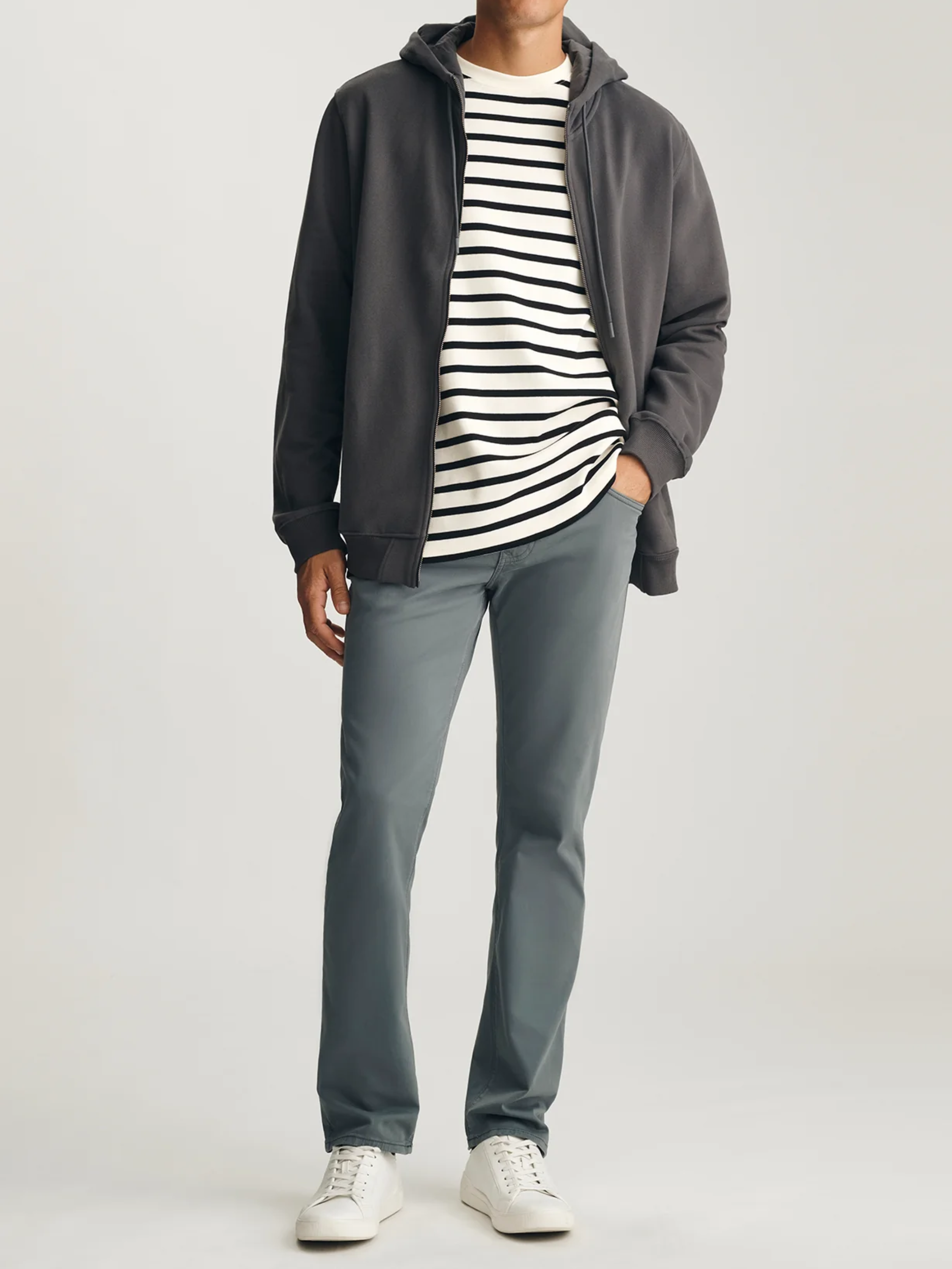 Mavi Zach Straight Leg Fit Jean Turbulence Twill Blue Grey Gray Fall Winter Men’s Bottoms for Men Athens GA Georgia Kempt Menswear Store Near Me