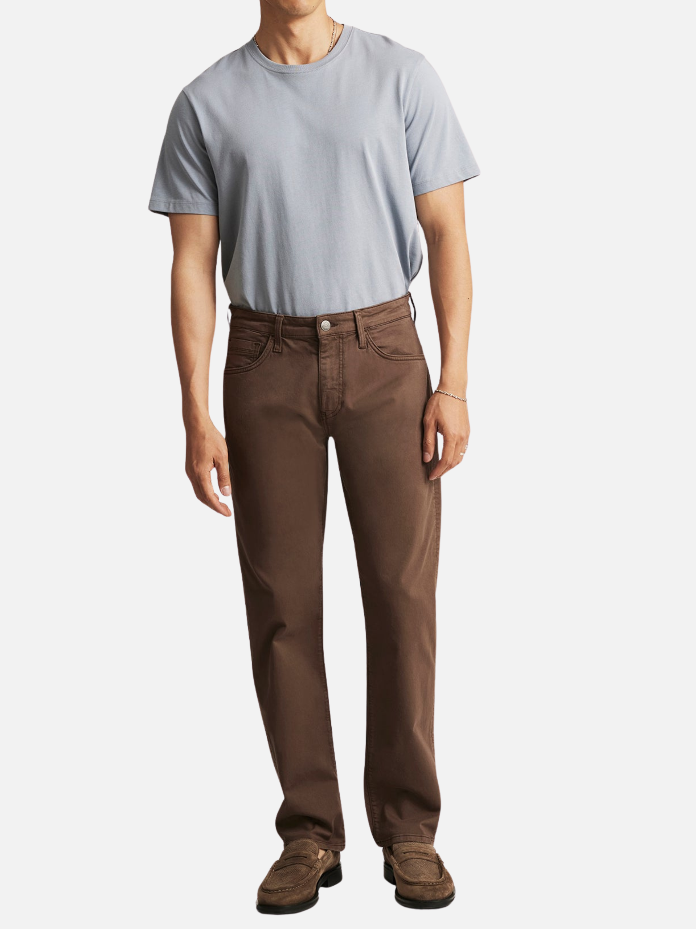 Mavi Zach Straight Jeans Relaxed Fit Men’s Pants Bottoms for Men Twill Mocha Brown Athens GA Georgia Kempt Menswear Store Near Me