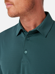 Mizzen + Main Copa SS Short Sleeve Polo Balsam Green Blue Gem Tone Spring Summer Men’s Tops for Men Athens GA Georgia Kempt Menswear Store Near Me