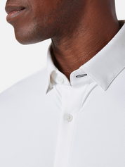 Mizzen + Main Halyard LS Dress Shirt White Long Sleeve Spring Summer Athens GA Georgia Kempt Menswear Store Near Me