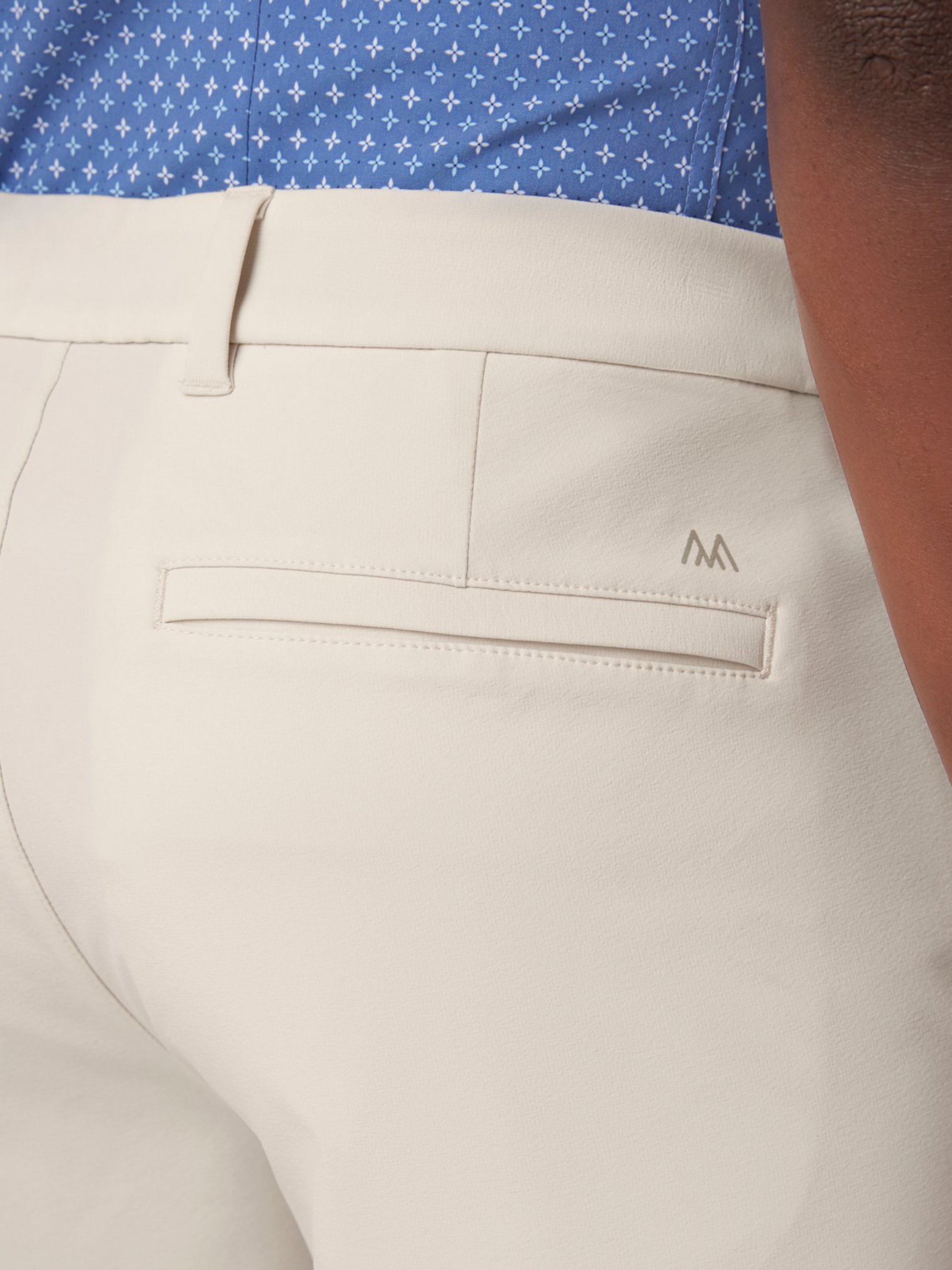 Mizzen + Main Helmsman Short 7” Inseam Inch Birch Taupe Ivory Light Cream Spring Summer Bottoms for Men Men’s Shorts Athens GA Georgia Kempt Menswear Store Near Me