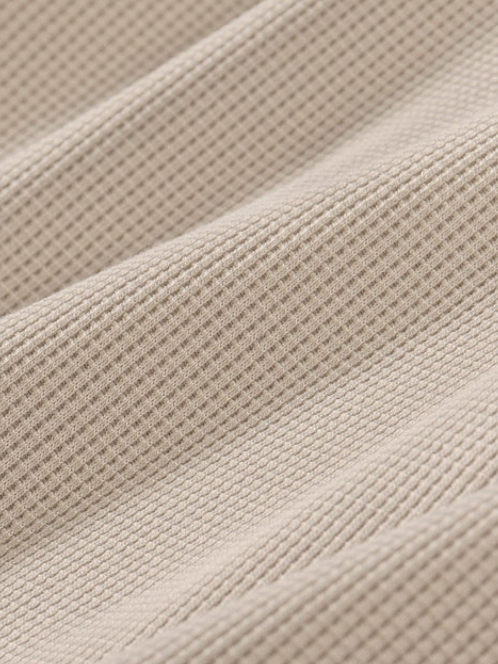 Mizzen + Main Henderson LS Long Sleeve Henley Oyster Solid Cream Off White Men’s Fall Winter Tops for Men Athens GA Georgia Kempt Menswear Store Near Me